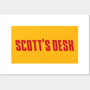 Scott's Desk Tower Logo Posters and Art